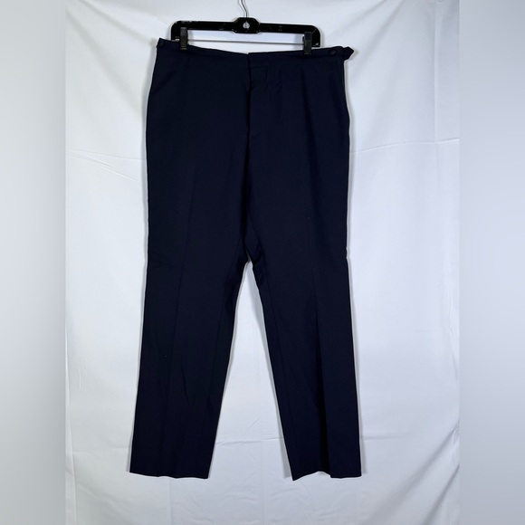 Banana Republic Men's Wool Slim Tapered Fit Marzotto tuxedo Dress Pants 34x30 - Picture 1 of 9